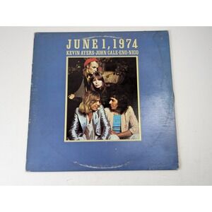"June 1, 1974" LP ~ Kevin Ayers, John Cale, Eno, Nico ~ Island 9291 VG‎ Art Rock